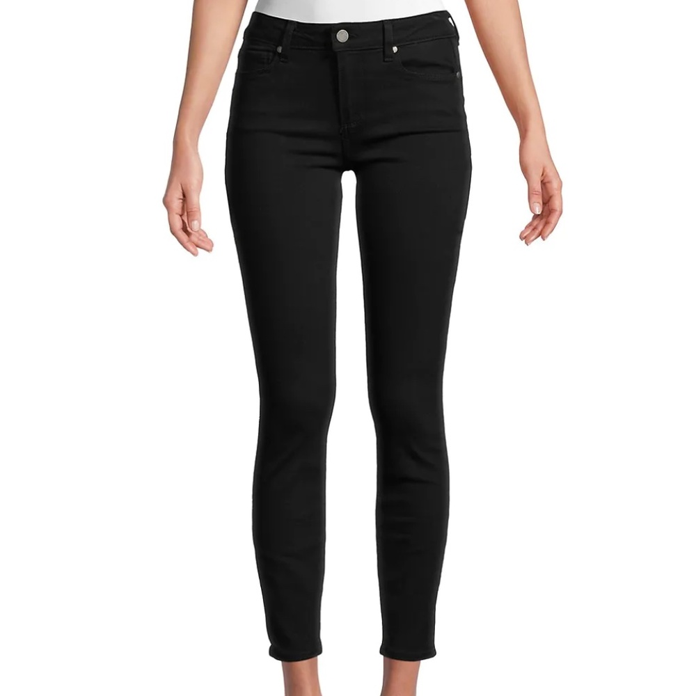 Paige Verdugo Ultra Skinny Jeans in Black Overdye - 30